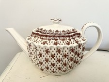 Vintage Copeland Spode England Fleur De Lis Teapot