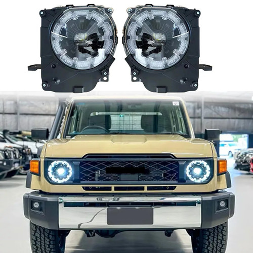 Pair led headlights drl - pair,