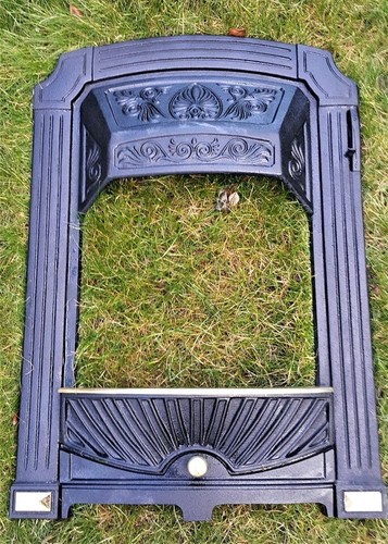Gas fire with - fire, iron