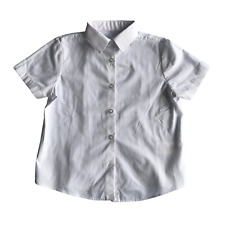 White Short Sleeve School Shirt