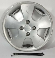 1x Genuine FIAT BRAVO SX  14" Wheel Trim Hub Cap Cover Silver 46529872 & Ties FP