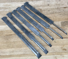 6 Vintage Plough Plane Irons 1