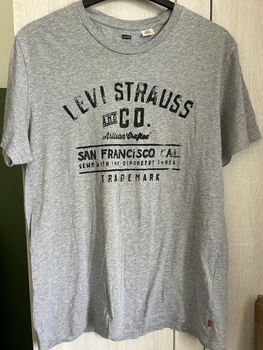 Levi grey graphic logo crew - levi's,