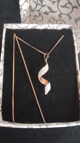 Rose gold and swarovski - rose,