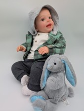 Gorgeous Reborn Baby Boy, Over 2LBS, 24" In Length, Beautiful Detailed Features
