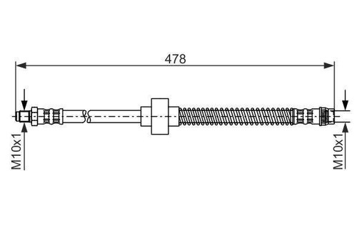 Brake hose for citroen xsara - citroen,