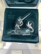 Swarovski 1996 annual edition Unicorn 191727 with stand - Damaged