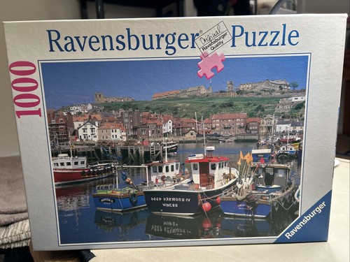 Whitby abbey harbour jigsaw - &,