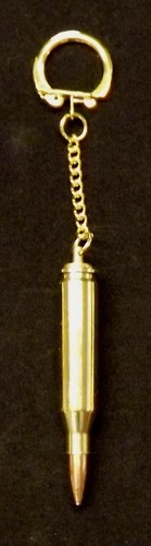 Inert bullet keyrings with fmj - inert,