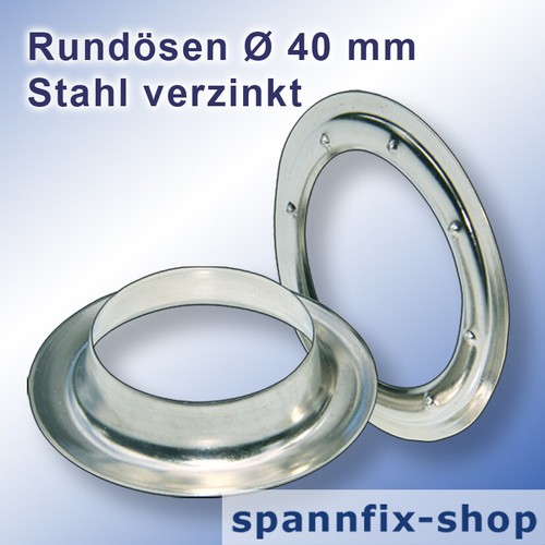 Round eyelets mm steel - eyelets,
