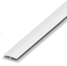 H Trim Board Joint Trim White