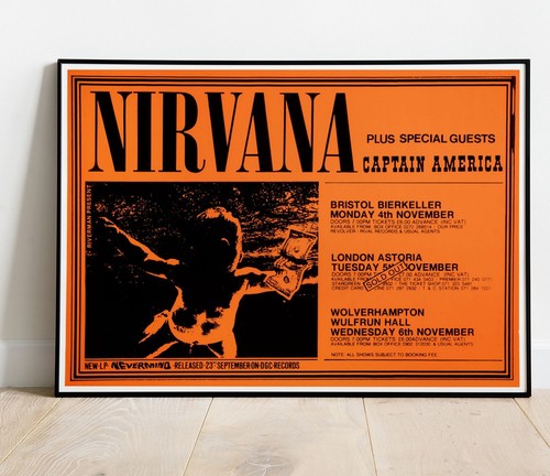 Nirvana 1991 nevermind tour - nevermind,