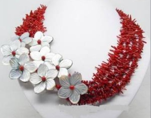 Charming rows natural red - 4,