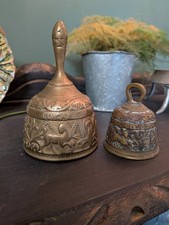 Pair of Vintage Cast Brass