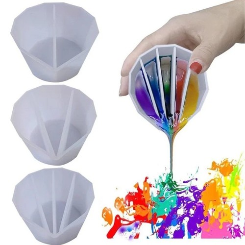 Split cup silicone - silicone, pouring