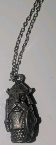 Vintage necklace pewter viking - vintage,