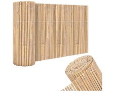 Natural 4m bamboo slat - natural,