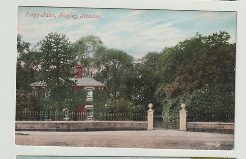Early colour postcard lodge - early,