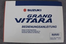 Suzuki Grand Vitara manual" Feb. 2006" Owners Manual Handbook