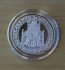 Historic Coins Of GB 1489 Henry VII Gold Sovereign Modern .925 Silver Coin & COA