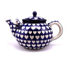 Extra Large Teapot - Hearts -