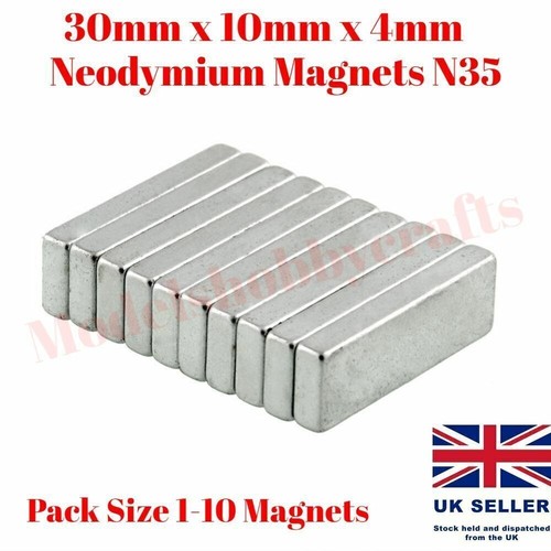 30x10x4mm fridge magnet large - 30x10x4mm,