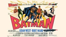 Old Batman movies poster Retro