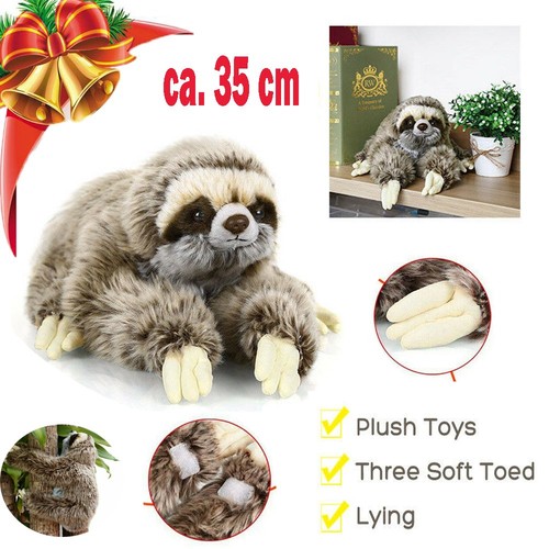 Sloth plush animals lying tree - sloth,