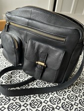 Rowallan Brown  Leather Medium Crossbody Bag. Plenty Of Pockets.