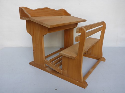 Antique small wooden school - antique,