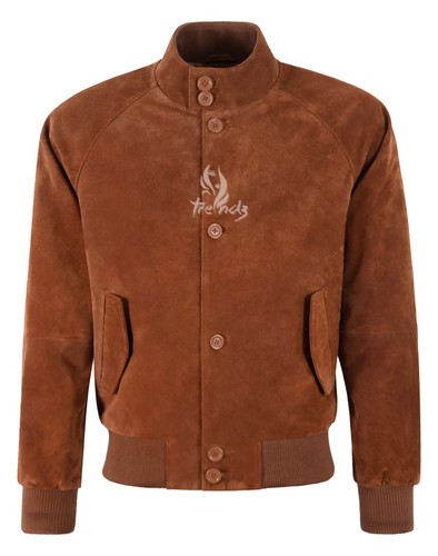Men tan calf suede leather - tan,