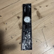 Eiger Watch White Edition Black Strap and sealed in bag