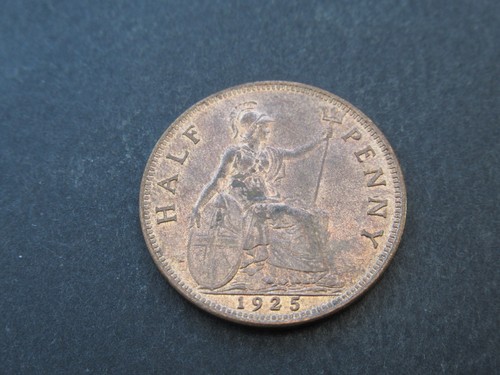 1925 george bronze half - 1925, v