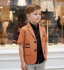 Boys Summer Blazer Cotton Kids