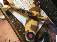 Vintage Hasegawa1/32 Spitfire VB WHEELS DOWN FOR REPAIR