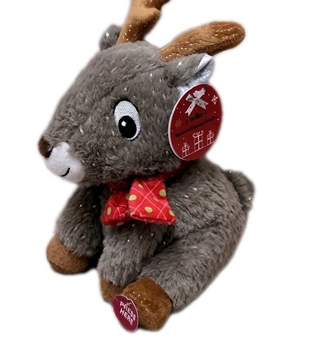 Animated singing reindeer - singing,