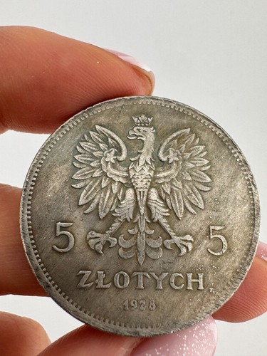 1928 poland coin zlotych - 1928,