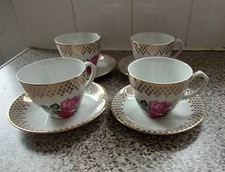 Set of 4 Alfred Meakin tea