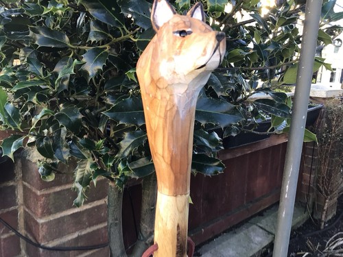 Wooden hiking walking - wooden, stick