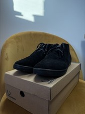 Men’s Fred Perry Byron Mid Suede Shoes. UK 8, Great Condition.