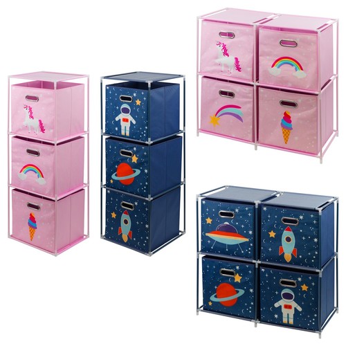 Kids collapsible storage - storage, cubes