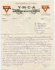 WW1 GEORGE KING 1917 LETTER