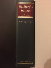 Halsbury’s Statutes, Fourth