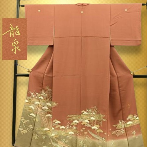 Japan irotomesode kimono silk - kimono,