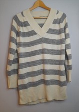 Ellie Louise Striped V Neck