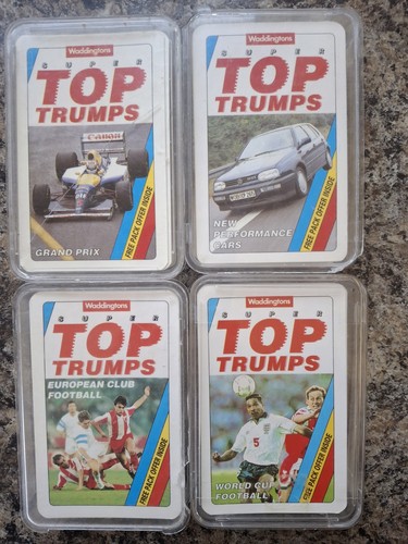 Vintage top trumps 1992 4 - 1992,