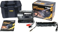 THE ALL NEW T-MAX STORM PUMP 190 L/MIN 12V AIR COMPRESSOR TYRE PUMP