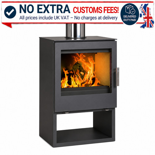 Wood burning stove - v05, modena