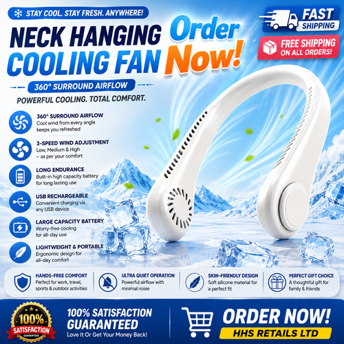 Neck fan hands free - hands, bladeless