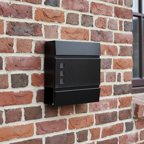 Wall mounted mailbox - wall, metal